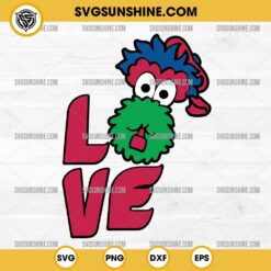 Love Phillies Phanatic SVG, Philadelphia Phillies Mascot SVG