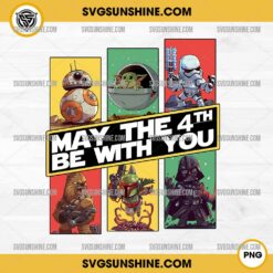 Star Wars May The 4th Be With You PNG, Star Wars Day PNG Silhouette Clipart