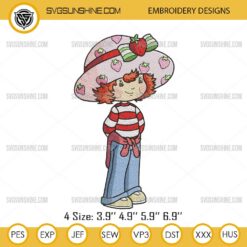 Strawberry Shortcake Machine Embroidery Design File