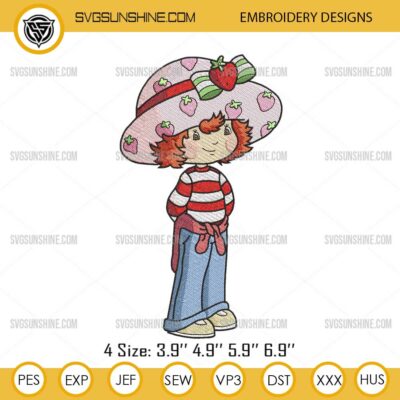 Strawberry Shortcake and Custard SVG, Strawberry Shortcake's Berry ...