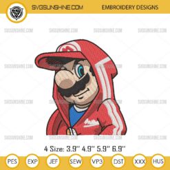 Super Mario Machine Embroidery Designs