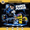 Super Mario Mortal Kombat Scorpion and Sub-Zero SVG PNG Silhouette Clipart