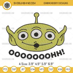 Toy Story Aliens Machine Embroidery Design Files
