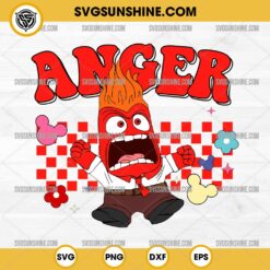 Anger SVG, Inside Out 2 Anger SVG PNG