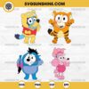 Bluey Winnie the Pooh SVG Bundle, Bluey Bingo Muffin and Coco SVG, Winnie the Pooh Characters SVG