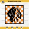 Checkerboard Smokey Tennessee Volunteers SVG PNG