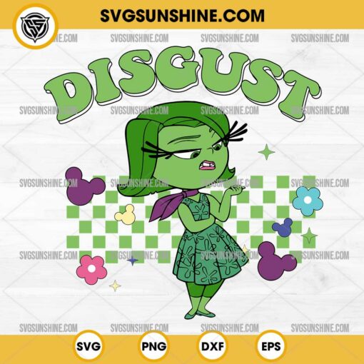 Disgust SVG, Inside Out 2 Disgust SVG PNG