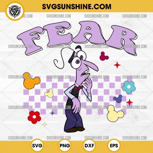 Fear SVG, Inside Out 2 Fear SVG PNG