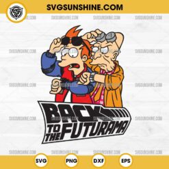Back To The Futurama SVG, Futurama x Back To The Future SVG PNG