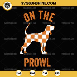 Hound On The Prowl Tennessee Dog SVG, Tennessee Volunteers Smokey Mascot SVG