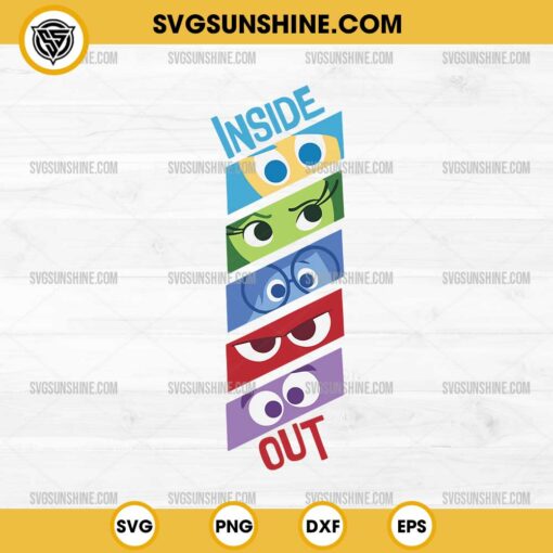 Inside Out Faces SVG PNG