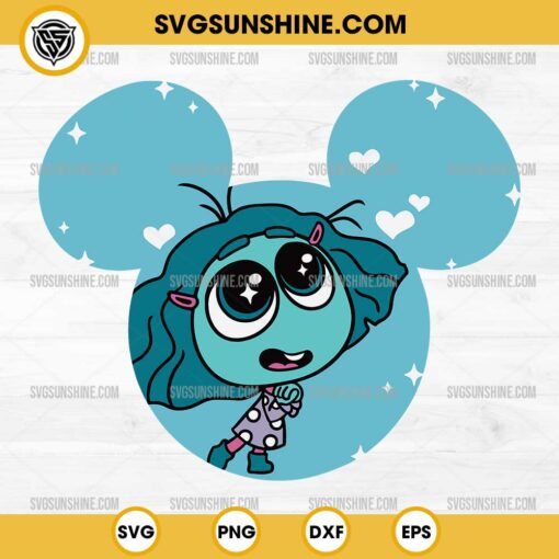 Inside Out 2 Envy SVG, Inside Out 2 Mouse Ears SVG, Envy Inside Out 2 SVG