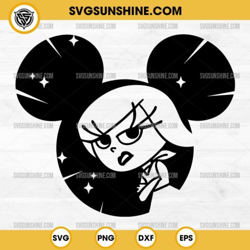 Disgust SVG, Inside Out 2 SVG, Disgust Disney Mouse Ears SVG