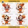 Cute Jason Voorhees PNG, Jason Fall Pumpkin Halloween PNG, Jason Voorhees Clipart 4 Designs