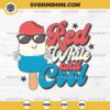 Ice Cream Red White And Cool Svg, American Popsicle Svg, 4th of July Svg