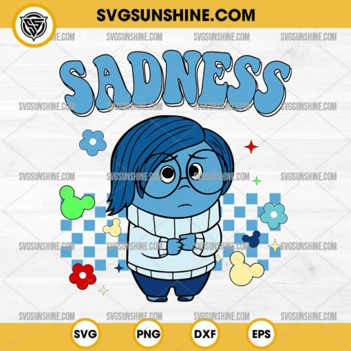 Sadness SVG, Inside Out 2 Sadness SVG PNG