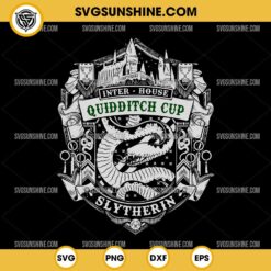Slytherin Quidditch Team SVG, Harry Potter SVG, Slytherin SVG