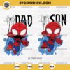 Spider Man Dad And Son SVG, Spiderman Dad SVG, Father's Day SVG
