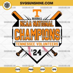 Tennessee Volunteers NCAA National Champions 2024 SVG
