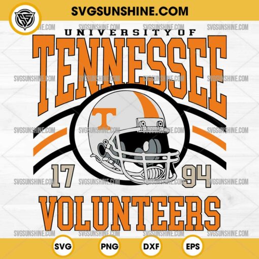 University Of Tennessee Volunteers 1794 SVG PNG, Tennessee Volunteers Football SVG PNG