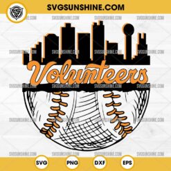 Tennessee Volunteers Baseball SVG, Tennessee Skyline Baseball Vols SVG