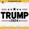 Trump 2024 SVG PNG Silhouette Vector Clipart