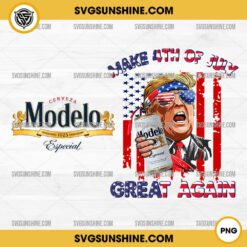 Trump Modelo Especial Beer PNG, Trump Beer PNG, Modelo Especial 4th Of July Great Again PNG