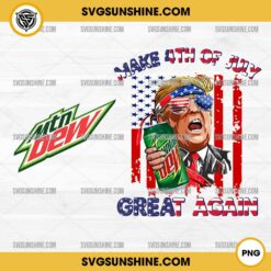 Donald Trump Mountain Dew PNG, Trump Mtn Dew Make 4th Of July Great Again PNG