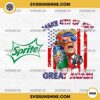 Trump Drink Sprite PNG, Trump Sprite Drink 4th Of July PNG Sublimation Design