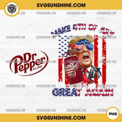 Trump Drink Dr Pepper PNG, Trump Dr Pepper 4th Of July PNG, Dr Pepper Logo PNG