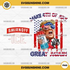 Trump Drink Smirnoff Ice PNG, Trump Make 4th Of July Great Again PNG, Smirnoff Ice Logo PNG