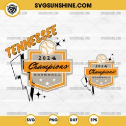 Bundle Tennessee Volunteers Baseball 2024 SVG, Tennessee National Championship 2024 SVG 2 Designs