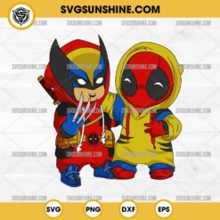 Chibi Deadpool And Wolverine SVG, Deadpool & Wolverine 2024 SVG PNG