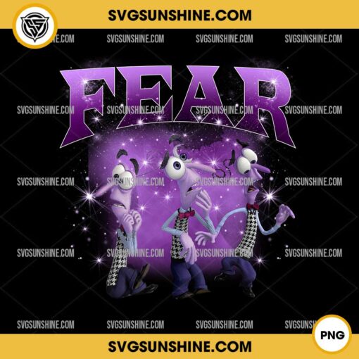 Fear Inside Out 2 PNG Digital Download