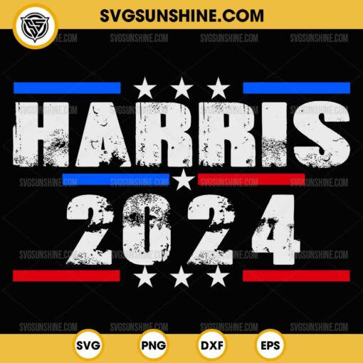 Harris 2024 SVG, Kamala Harris SVG PNG Cricut