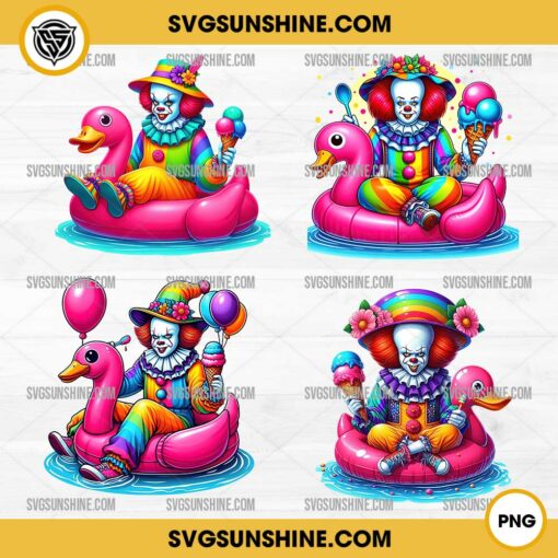 Pennywise Killer Summer Vibes PNG, Halloween Horror's Vacation PNG