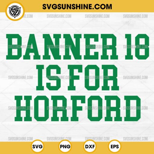 Banner 18 Is For Horford SVG, Al Horford Boston Celtics SVG PNG