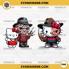 Bundle Hello Kitty Freddy Krueger PNG, Halloween Hello Kitty Horror Killers PNG Clipart