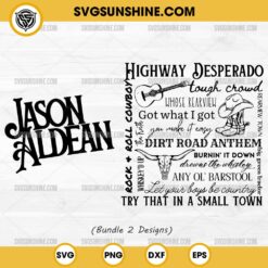 Bundle Jason Aldean SVG, Country Music SVG, Jason Aldean Try That in A Small Town SVG