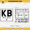 Bundle Kane Brown SVG, Kane Brown Songs SVG, Kane Brown SVG PNG Cricut & Silhouette