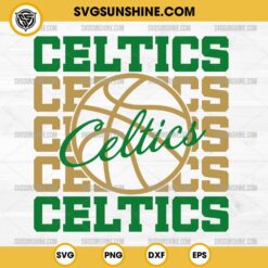 Celtics Basketball SVG Cut File, Boston Celtics SVG PNG DXF EPS