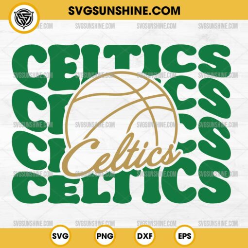 Celtics SVG Cricut, Basketball SVG, Boston Celtics SVG