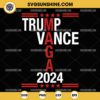 Trump Vance 2024 SVG - Trump Maga SVG