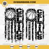 Distressed American Flag Celtics Basketball SVG, Boston Celtics SVG Bundle