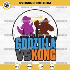 Godzilla VS Kong SVG PNG Vector Clipart