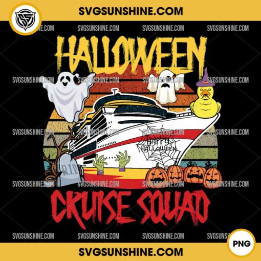 Halloween Cruise Squad PNG, Halloween Family Cruise PNG, Halloween Cruise PNG