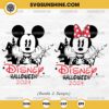 Bundle Disney Halloween 2024 SVG, Mickey Minnie Halloween 2024 SVG PNG