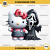 Hello Kitty Ghostface Scream PNG, Hello Kitty Halloween PNG