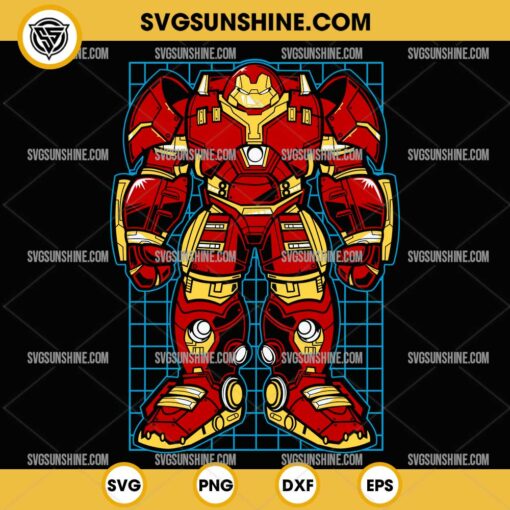 Hulkbuster SVG, Iron Man Armor Mark XLIV SVG