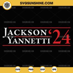Jackson Yannetti 24 SVG Cricut Cut Files
